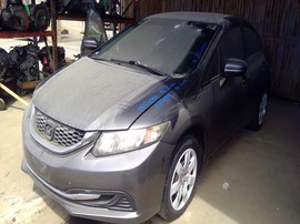 2014 HONDA CIVIC, GRAY, LX MODEL, 1.8L, AT,   A26314